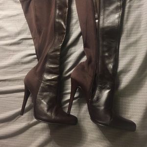 Size 8.5 high heel boots