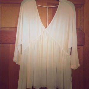Sheer white tunic