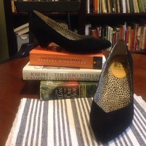 Black Suede Pointed Heels