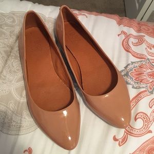 Patent Pointy Toe Flats