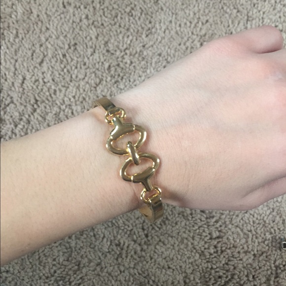 Horse bit bracelet