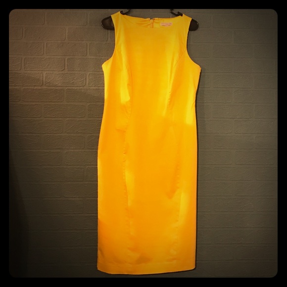 Eva Mendes- NY&CO Sleeveless Yellow Dress