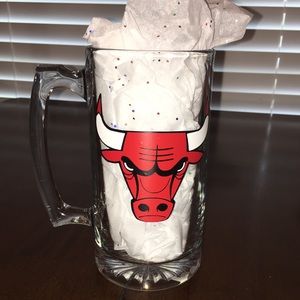 Chicago bulls beer mug