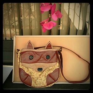 MOSSIMO Vintage Fox Face Bag