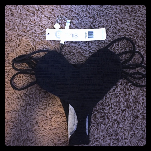 bettinis heart shaped swinsuit bottom