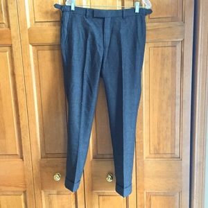 Gray Tweed Bespoken Dress Pants