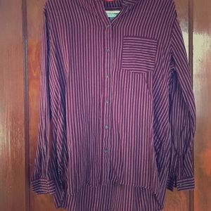 Old navy classic fit maroon blouse