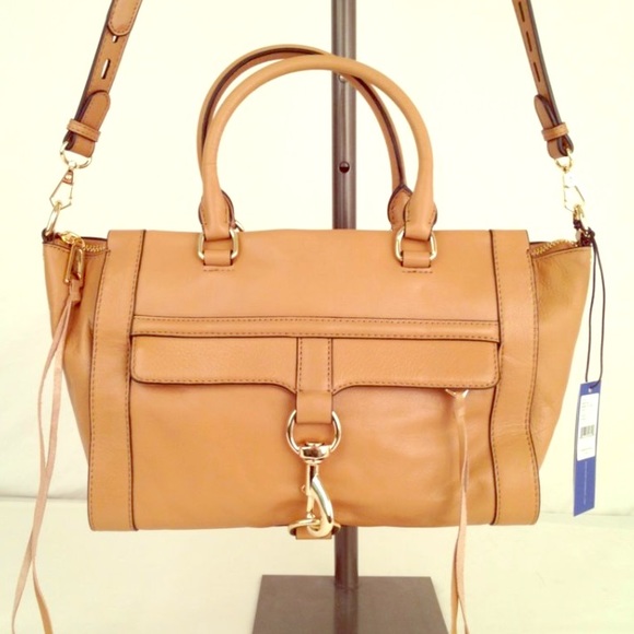*NWT* REBECCA MINKOFF 'BOWERY' LEATHER SATCHEL BAG