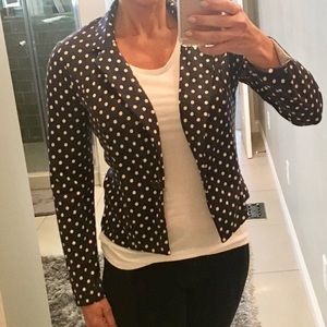 Xhilaration Jackets & Coats - Xhileration knit polka dot jacket Xhilaration Jackets & Coats - Xhileration knit polka dot jacket
