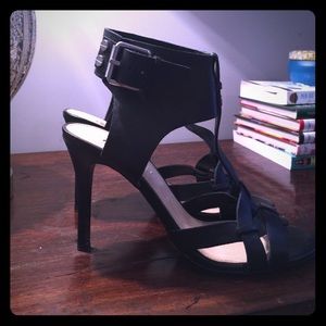 Guess edgy leather  heels