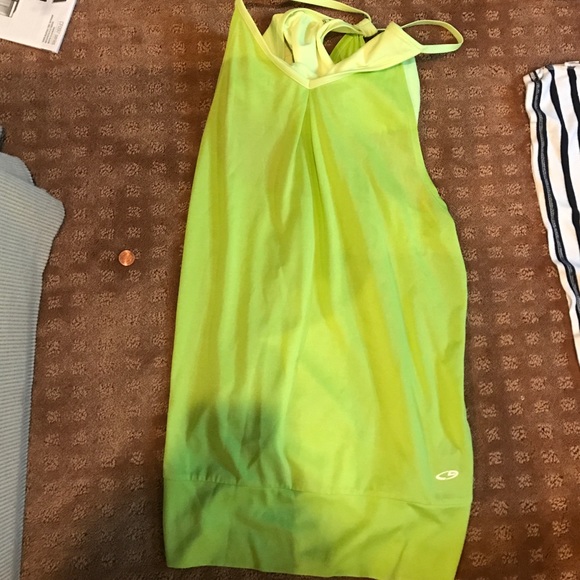 Yoga tank with built in bra