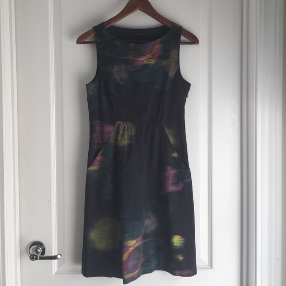Theory watercolor dress