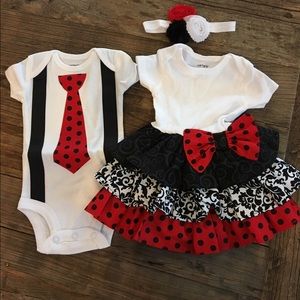 Lukeandlulu.com boy/girl newborn outfits.