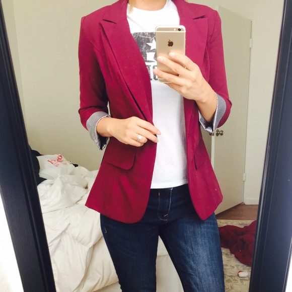 Beautiful Maroon Blazer