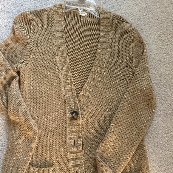Gold sparkle cardigan