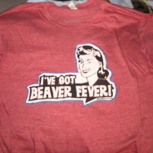 Men's beaver fever tshirt