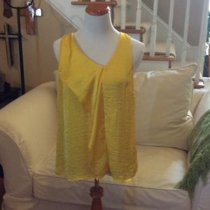 MK Sleeveless Yellow blouse Large
