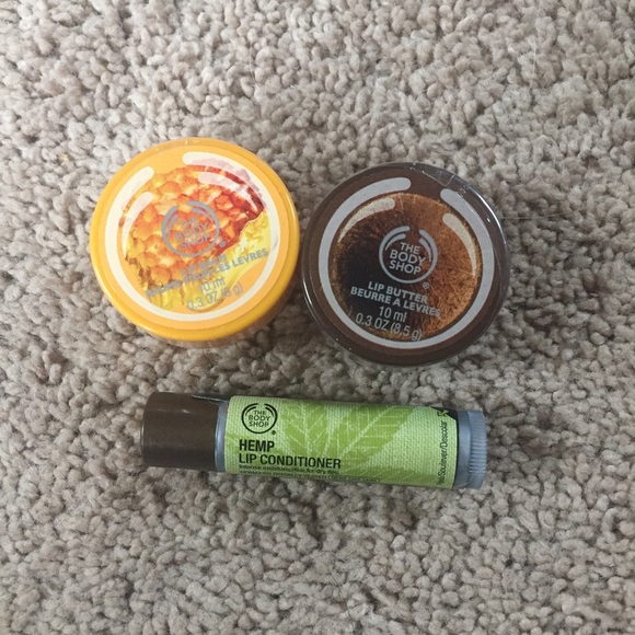 Body Shop Lip Products