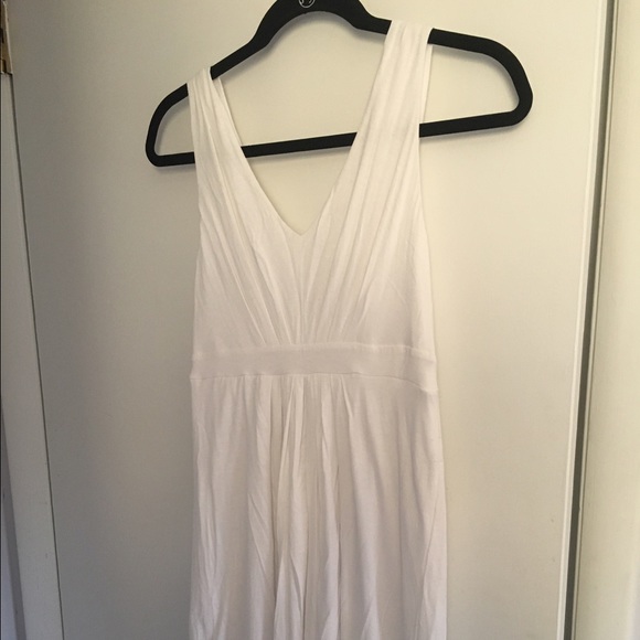 Loft White Cotton Dress