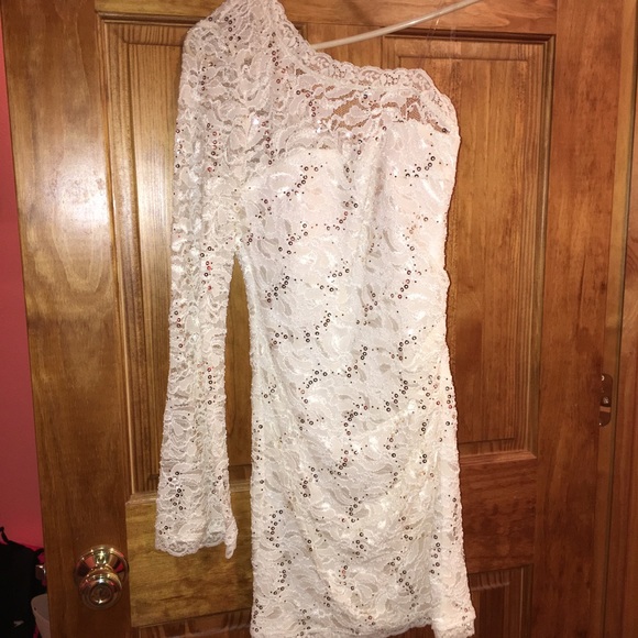 White formal dress