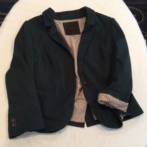 3/4 Sleeve Blazer Hunter Green Color