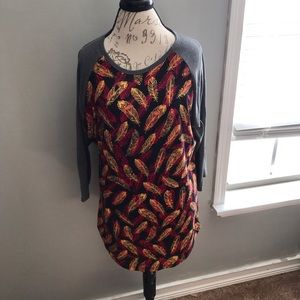 Lularoe unicorn feather Randy size XL