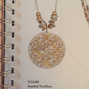 Silpada Sundial Necklace N3100