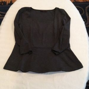 3/4 Sleeve Peplum Blouse