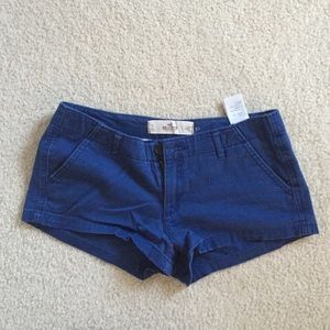 Navy blue Hollister shorts