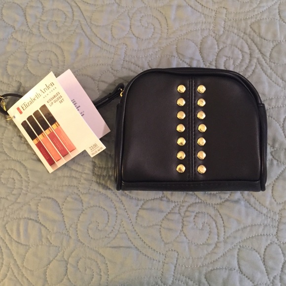 Elizabeth Arden lip gloss set with small purse