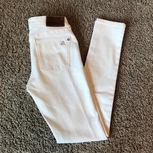 DL1961 White Amanda Skinny Jeans Like New