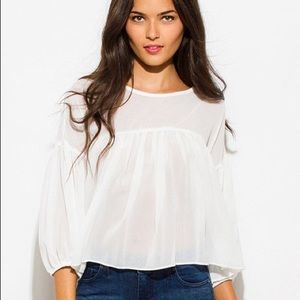 "This Is What You Came For" Boho Blouse Top