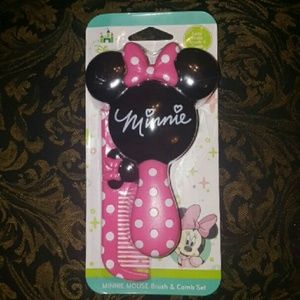 Minnie Mouse brush and comb set