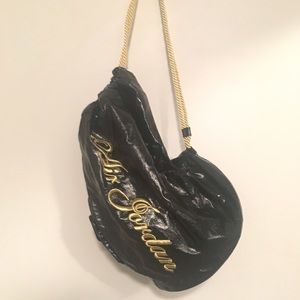 Nike Air Jordan Faux Leather Drawstring Bag