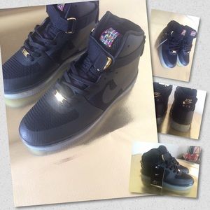 Men's Nike Air Force 1 Black/Gold