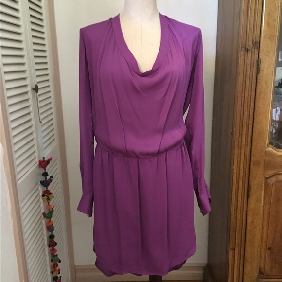 Haute hippie silk shirt dress