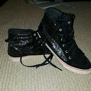American Eagle sparkly high tops!