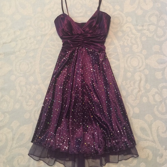 Purple Sparkly Dress
