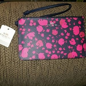 Coach Prairie Calico Wristlet NWT