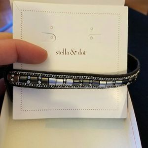 Like new Stella and Dot Cady Wrap Bracelet silver