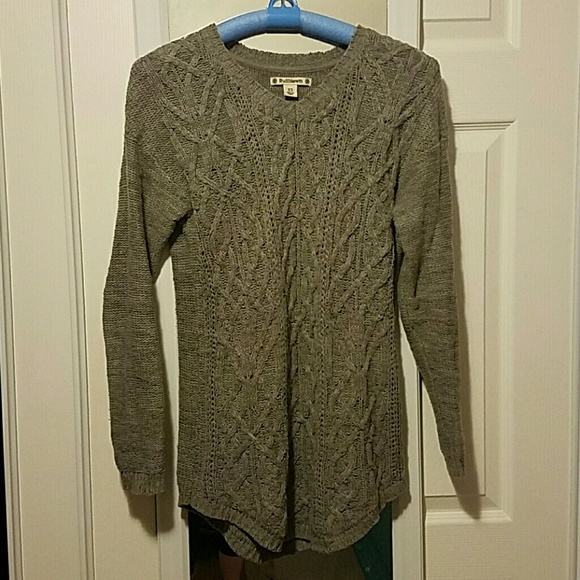 Ruff Hewn Cable Knit Tunic Sweater