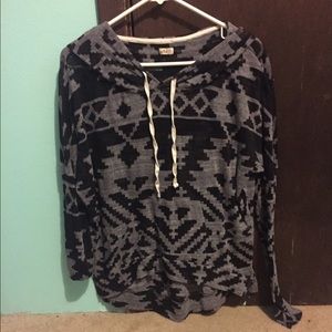 Tribal print Hollister hoodie