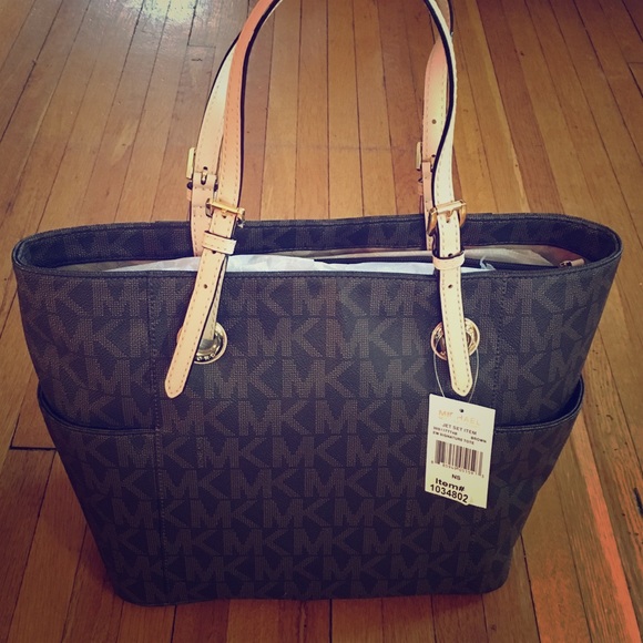 Michael Kors Brown Signature Tote