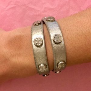 ▫️Tory Burch Double Wrap Leather Bracelet▫️