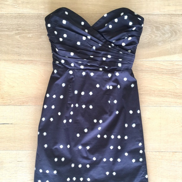 Strapless Sweetheart Dot Dress