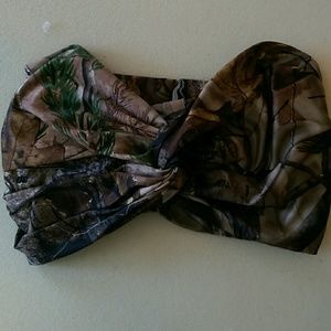 Camo Bandue Swim Top