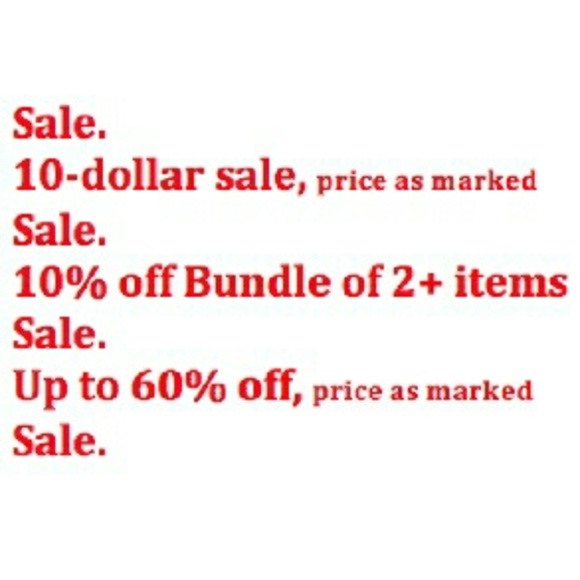 Everything must go.
