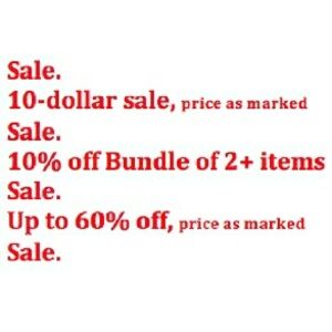Everything must go.
