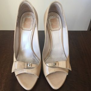 Christian Dior City Peep Toe
