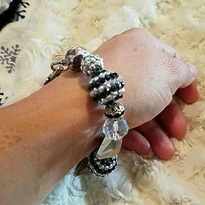 Scarf  with a bracelet Handmade